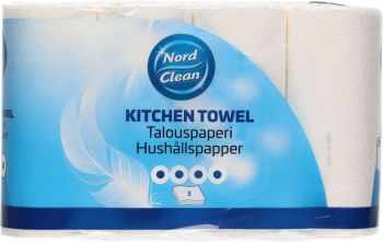 MAJAPIDAMISPABER/KÄTEPABER 3-KIHILINE 22X22.4CM (50 REBITAVAT LEHTE) NORD CLEAN