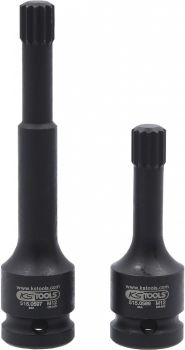 1/2" XZN 12-TÄHIKOTSIK M12 2TK 72MM / 115MM KS TOOLS