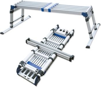 KOKKUPANDAV TÖÖPLATVORM ALU H520-900MM. L1090-1750MM MAX 150KG JBM*
