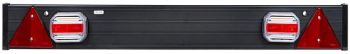 LED TAGATULED ALUSEL 1100X140MM. 12/24V. 7.5M KAABEL. 7-PIN. IP65 JBM *