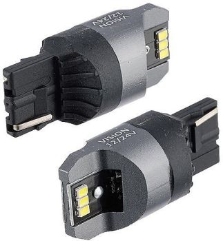 12/24V T20D LED PIRN W21W CANBUS NONPOLAR VALGE BLISTER 2TK VISION