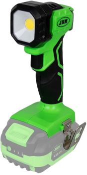 20V AKU LED KÄSILAMP 500LM/1000LM. MAX 10W. 0-90°. KERE JBM
