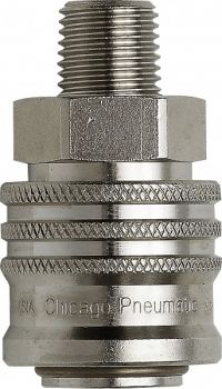SURUÕHU KIIRLIITEPESA 3/8" BSP VÄLISKEERE EURO 10.4MM CHICAGO PNEUMATIC