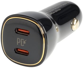 SIGARETISÜÜTAJA PESASSE KIIRLAADIJA 2X USB-C 3A/MAX 60W. 12V/24V WAYME