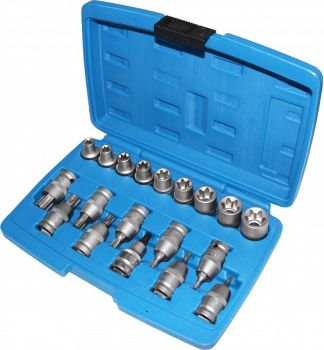 19-OS. 1/2" TORX OTSIKUTE E-PADRUNITE KOMPL. T30-T70. E10-E24 TRIUMF