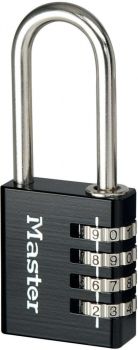 TABALUKK NUMBRIKOODIGA MUST PIKK 7640EURDBLKLH 40MM MASTER LOCK