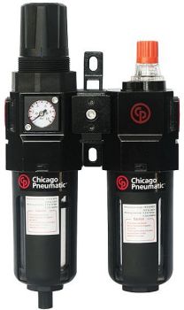 FILTER-REGULAATOR-ÕLITAJA 1/2". 2640L/MIN. 0-15BAR BSP-KEERE CHICAGO PNEUMATIC