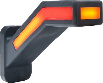 SARVTULI LED KÕVER 45° 185MM PAREM 12-24V DÜNAAMILISE SUUNATULE FUNKTSIOONIGA