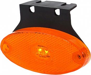 KÜLJETULI LED KOLLANE FLATPOINT II JALAGA 12/24V 0.5M JUHE 102X46MM