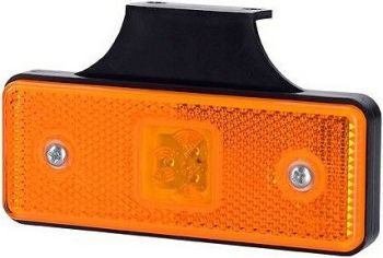 LD161 KÜLJETULI LED KOLLANE 110X41MM 12/24V JUHE 0.3M JALAGA