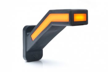 SARVTULI LED KÕVER 45° 185MM PAREM 12-24V SUUNATULE FUNKTSIOONIGA