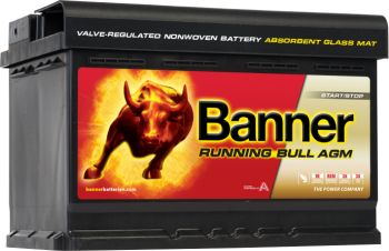 BANNER AKU RUNNING BULL AGM 70AH 278X175X190 -/+ 720A