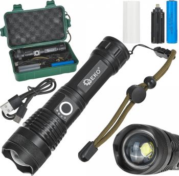 LED TASKULAMP "TACTICAL" LAETAV 1500LM XHP50. 15W IPX8 GEKO