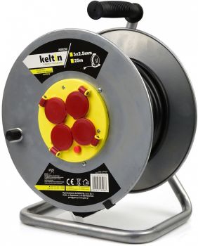 POOLIL PIKENDUSJUHE METALL/PLAST 25M 3X2.5MM2 KELTIN