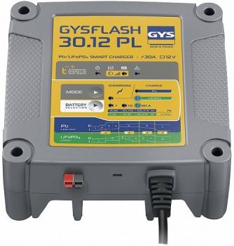 AKULAADIJA GYSFLASH 30.12 12V 30A 7-375AH PB+LITHIUM GYS