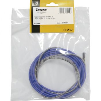 KEEVITUSE TERASTRAADI LINER - STEEL 0.6/0.8 - 3M SININE GYS