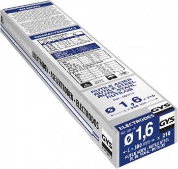 RUTIILELEKTROOD 210TK TERAS. TÜÜP GY38 - Ø1.6 GYS