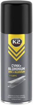 K2 CYNK+ALUMINIUM +120°C TSINK-ALUMIINUMVÄRV 400ML/AE
