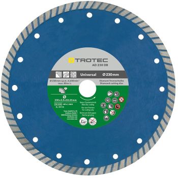 TEEMANTKETAS NURKLIHVIJALE 230MM TROTEC
