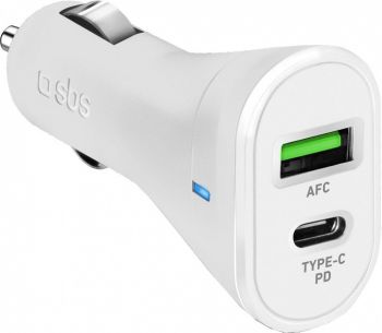 SIGARETIPESA 12V 20W USB-C PD + USB-2.1.A VALGE (LAADIJA PESA)