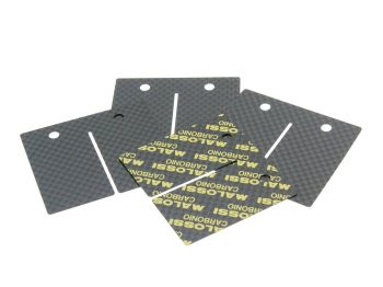 reed petals Malossi carbon fiber VL17 for Minarelli AM, Derbi D50B0, EBE, EBS