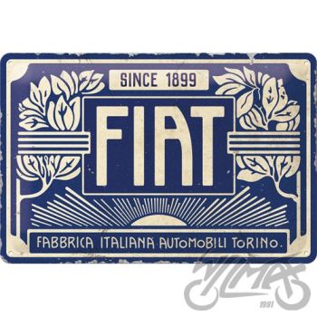 Märk (plekist) 20x30 fiat since 1899