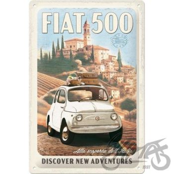 TABLICA PLAKAT 20x30 FIAT 500 DISCOVER NEW 22433