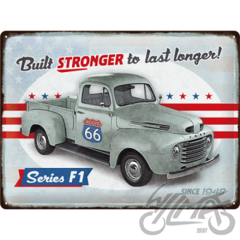 TABLICA PLAKAT 30x40 FORD F1 BUILT STRONGE 23325