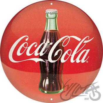 PLAKAT OKRĄGŁY 35cm COCA-COLA 25107
