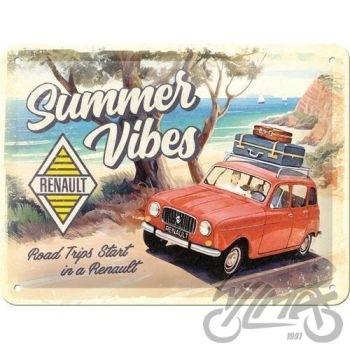 TABLICA PLAKAT 15X20 RENAULT SUMMER VIBES 26314