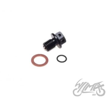 KOREK SPUSTU OLEJU CZARNY DO HONDA CRF50 PITBIKE
