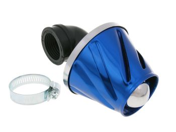 air filter Helix power 28-35mm carburetor connection (adapter) blue