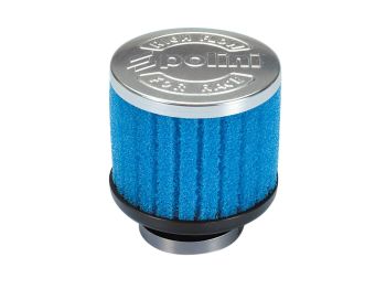 air filter Polini D.39 Special long air box 39mm blue