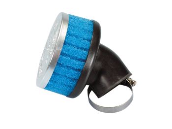 air filter Polini D.39 Special short air box 39mm 30° blue