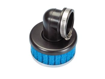 air filter Polini D.38 Special short air box 38mm 90° blue