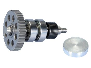 racing water pump Polini inox w/ gear for Piaggio 50cc LC