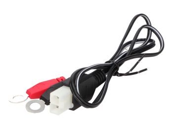 battery trickle charger cable set Speeds EL300 75cm with ring terminals