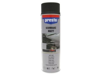 rallye spray paint Presto black matt 500ml