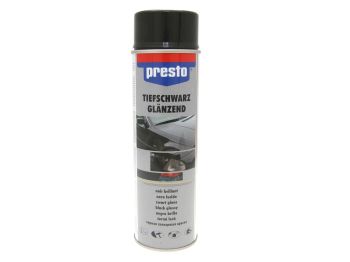 rallye spray paint Presto black glossy 500ml
