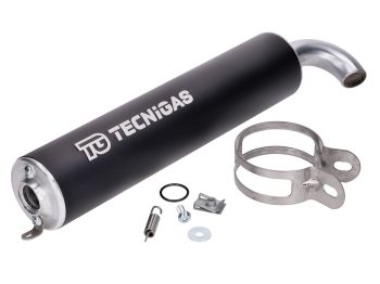 silencer Tecnigas aluminium black for Triops