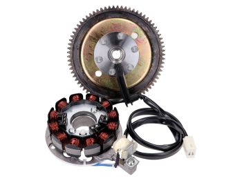 alternator stator and rotor for Minarelli AM6 Moric / Power up w/ E-start