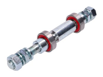 front wheel axle swiing complete w/ ball bearings type 2.0 for Puch