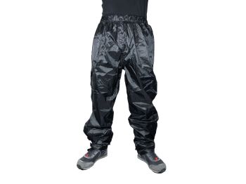 Rain pants trendy black