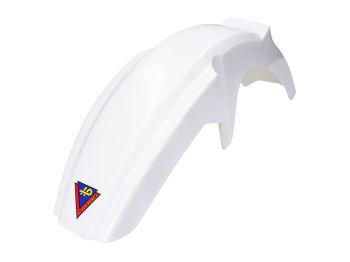 front mudguard / fender universal white for Enduro, Supermoto