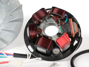Ignition -BGM PRO 12V Touring - Conversion to electronic ignition - Vespa P125X/P200 (1977-1983, models with indicators, voltage regulator, without battery) - P125X (VNX1T), P150X (VLX1T), P200E (VSX1T)