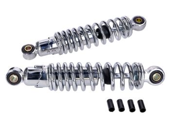 shock absorber set rear 240mm chrome