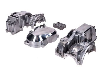 crankcase set type kickstarter 4-piece E50 for Puch Maxi S, Maxi K, Maxi N, X30, X40, Magnum