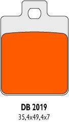 brake pads Delta Braking sintered DB2019SR = NK430.33/S