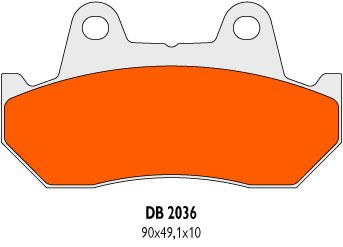 brake pads Delta Braking sintered DB2036RD