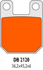 brake pads Delta Braking sintered DB2120SR = NK430.34/S